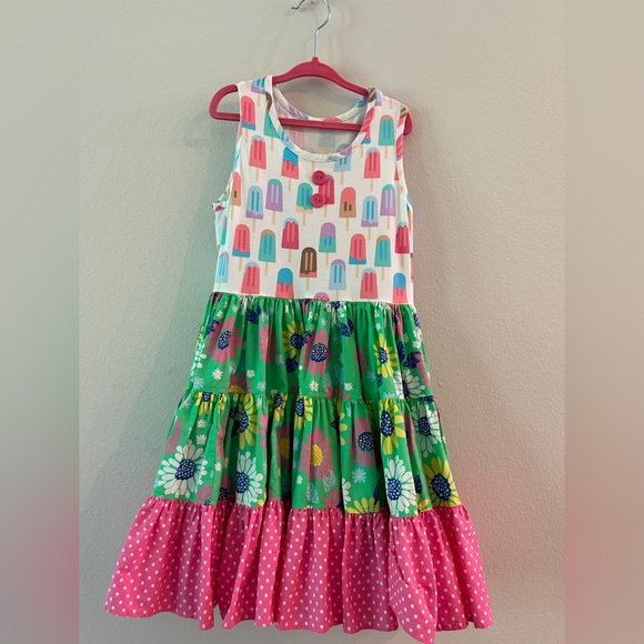 Eleanor Rose sleeveless popsicle dress size6/7 - Picture 1 of 3